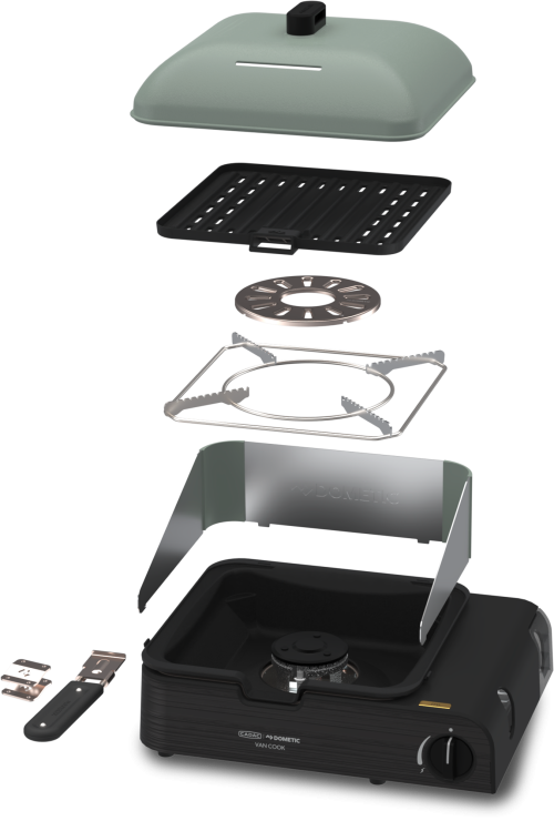 Cadac Van Cook FFD Combo Gaskocher mit Grillplatte 1,6 kW - Gaskocher von Cadac Dometic