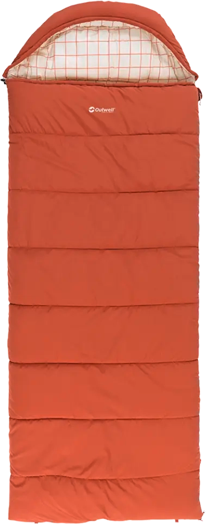 Camper Lux Deckenschlafsack rot  235 x 900 cm Reißverschluss links - Schlafsäcke von Outwell