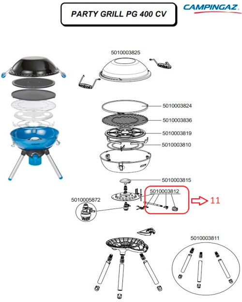 Camping Gaz Kit Piezo - Ersatzteile Haushalt von Campingaz