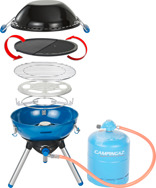 Campingaz 400 Party Gasgrill mit Gasflasche betrieben - Gasgrills