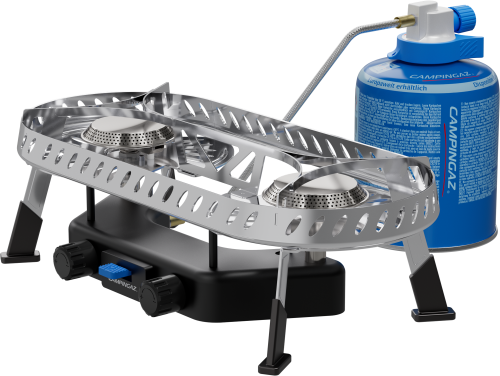 Campingaz Camp & Trek Twin Connect Gaskartuschenkocher 2 Flammen - Kartuschenkocher