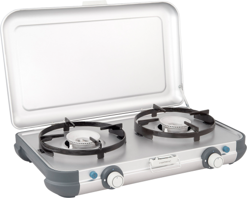 Campingaz Camping Kitchen 2 CV PZ Gaskocher 2-flammig für Kartuschenbetrieb - Gaskocher