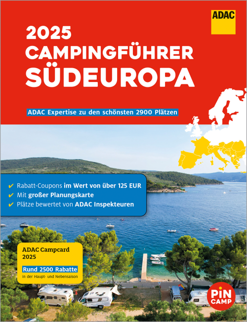 Campingführer Südeuropa 2025  - Campingführer von ADAC