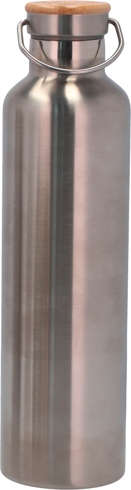 Camplife Edelstahl Isolierflasche mit Bambusdeckel 1000 ml - Isolierflaschen & Isobehälter