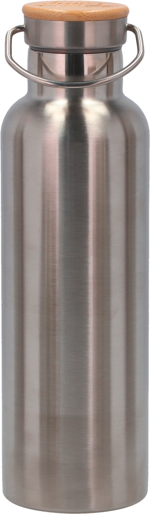 Camplife Edelstahl Isolierflasche mit Bambusdeckel 750 ml - Isolierflaschen & Isobehälter