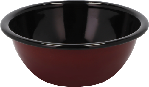Camplife Emaille Schale 500 ml bordeaux - Schüsseln & Schalen