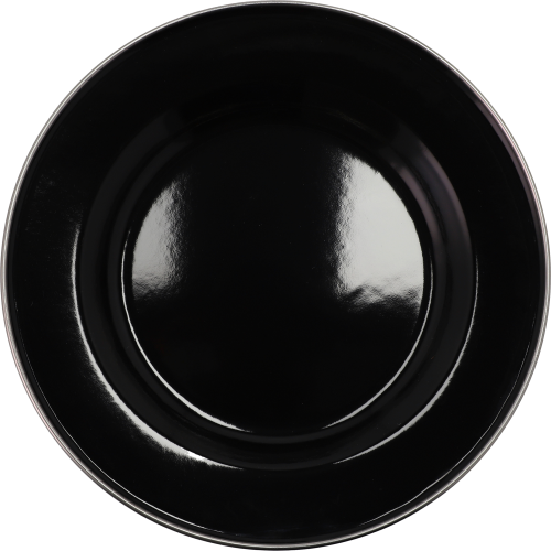 Camplife Emaille Teller Ø 22 cm schwarz - Teller