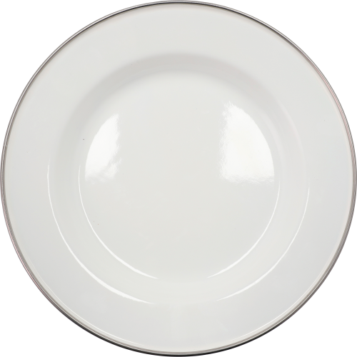 Camplife Emaille Teller Ø 22 cm weiß - Teller