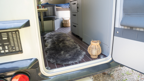 Camplife Kunstfell Kodiac anthrazit - Polster & Sitzauflagen