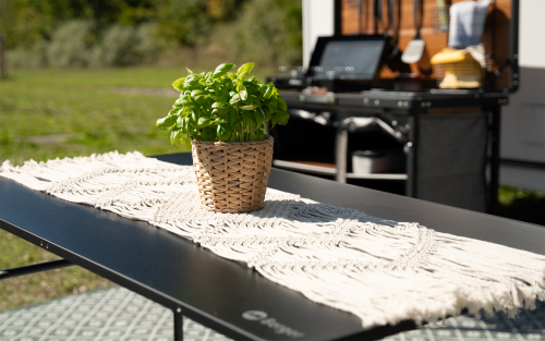 Camplife Makramee Tischläufer - Möbelzubehör