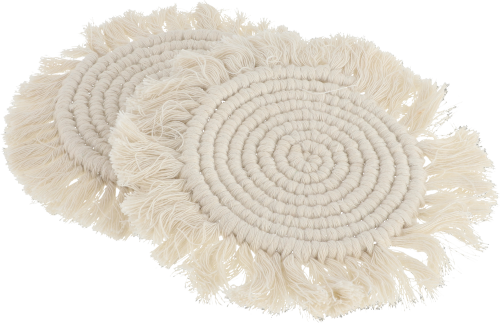 Camplife Makramee Untersetzer 2-tlg. klein Ø 15 cm - Sonstiges Küchenzubehör