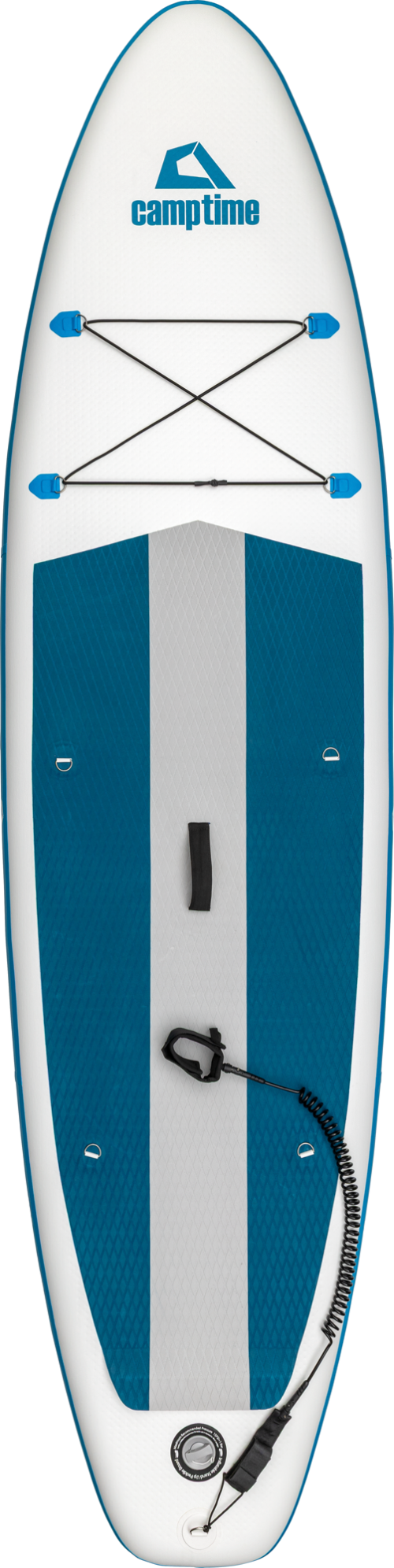 Camptime Sup-Set Corvi 9.3 aufblasbares Stand Up Paddling-Board inkl. Paddel und Luftpumpe - Schlauchboote, Kajaks & SUP-Boards