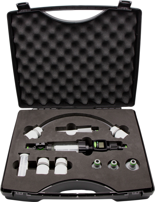 Carafill Compact Befüllfilter / Wasserfilter Koffer für Wohnmobil / Wohnwagen / Boot mit mechanischer Filterung / digitaler Wasseruhr - Frischwasserzufuhr