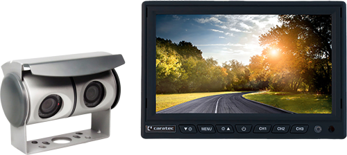 Caratec Safety CSV7010T Rückfahrvideo-Set - Rückfahrkameras & Rückfahrsysteme