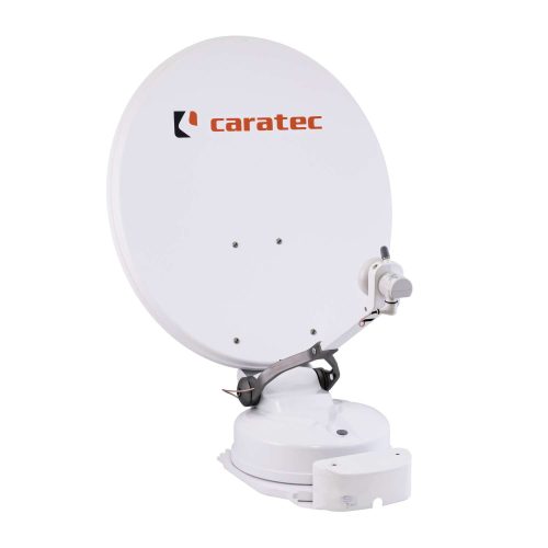 Caratec Smart D Sat Antenne CASAT600S Twin LNB ready 60 cm weiß - Camping-Sat-Anlagen