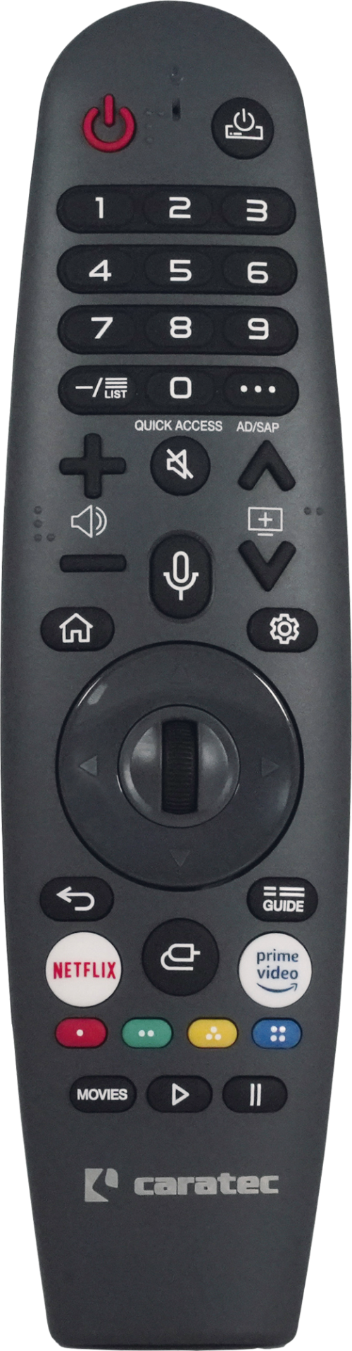 Caratec Vision CAV104RC Fernbedienung für webOS TV - TV-Zubehör