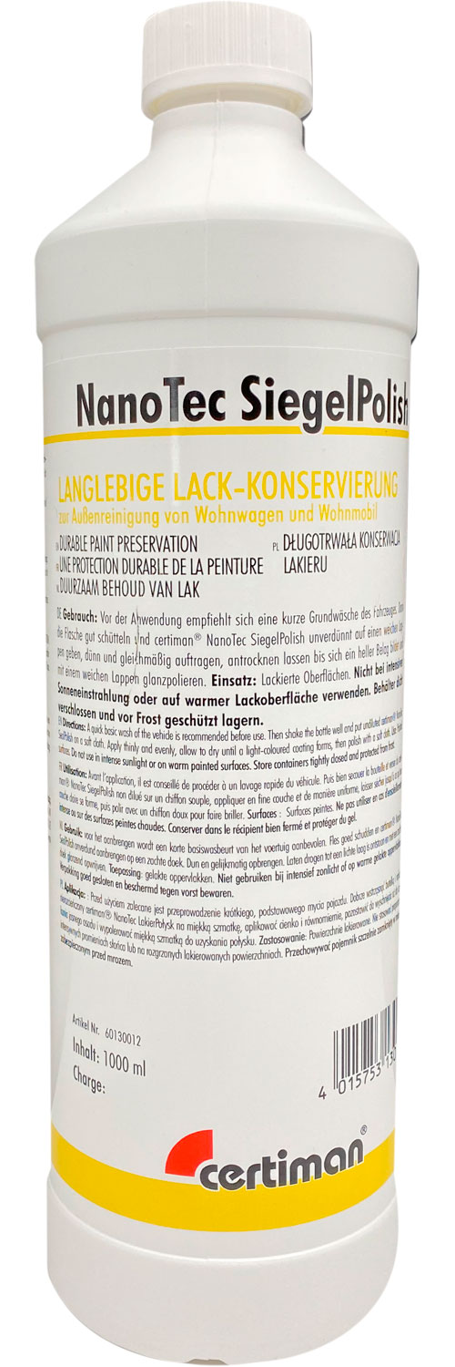 Certiman NanoTec SiegelPolish 1 Liter - Außenbereich & Lack