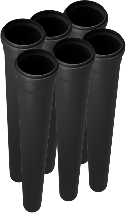 Cinderella Einbaukit 6-teilig zur Belüftung für Verbrennungstoiletten Freedom, Classic & Comfort - Rohrsysteme & -verbindungsstücke