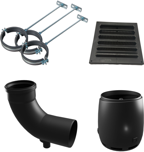 Cinderella Installationskit Comfort Box 1 für Cinderella Comfort - Einbautoiletten