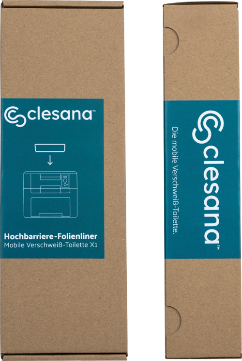 Clesana X1 Hochbarriere-Folienliner für mobile Verschweißtoilette geruchsdicht - Toilettenentlüftungen & Zubehör