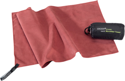 Cocoon Microfiber Handtuch Ultralight marsala red L - Outdoor Zubehör