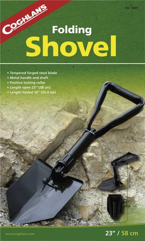 Coghlans Dreifach Klappspaten 58 cm schwarz - Gartengeräte