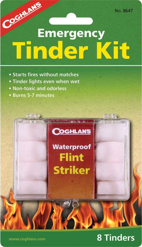 Coghlans Wasserfeste Notfallzünder Set 8 Stück - Grillanzünder und -Kohle