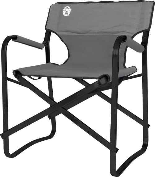 Coleman Deck Chair Klappbarer Campingstuhl Stahl schwarz - Regiestühle