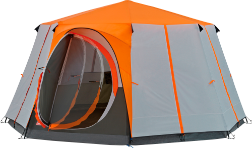 Coleman Octagon Familienzelt orange für 8 Personen - 5-8 Personen Zelte