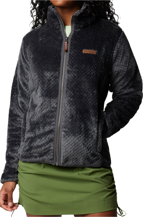 Columbia Fire Side II Sherpa Fleece Damenjacke dunkelgrau M - Damenjacken