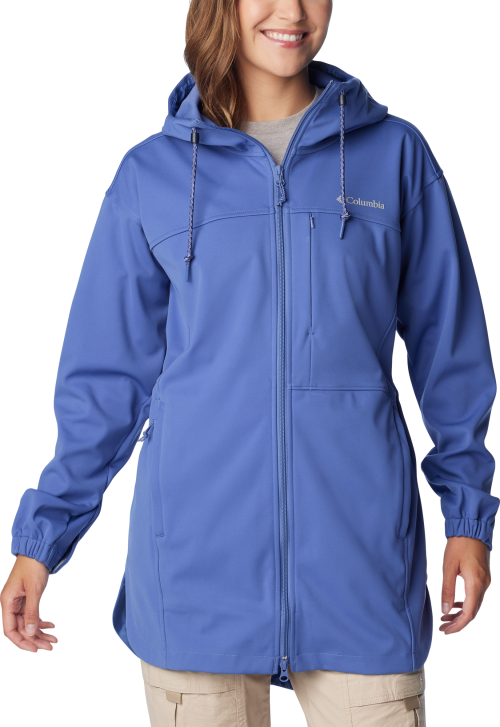 Columbia Flora Park Damen Softshelljacke blau M - Damenjacken