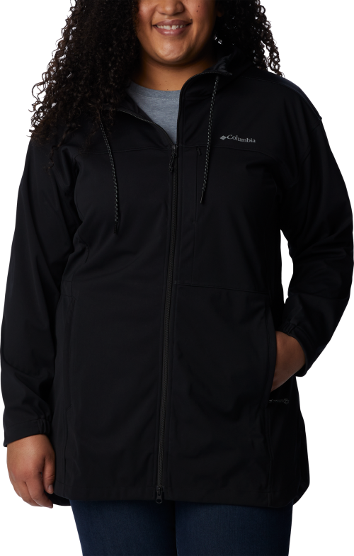 Columbia Flora Park Damen Softshelljacke schwarz S - Damenjacken