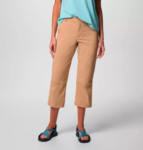 Columbia Leslie Falls II Damen Wanderhose hellbraun 42 - Damenhosen, -röcke & -kleider