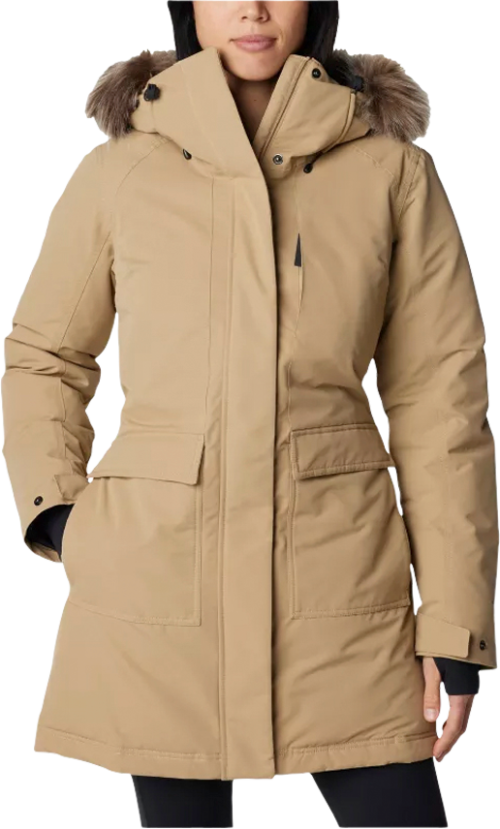 Columbia Little Si isolierter Frauenparka hellbraun XL - Damenjacken