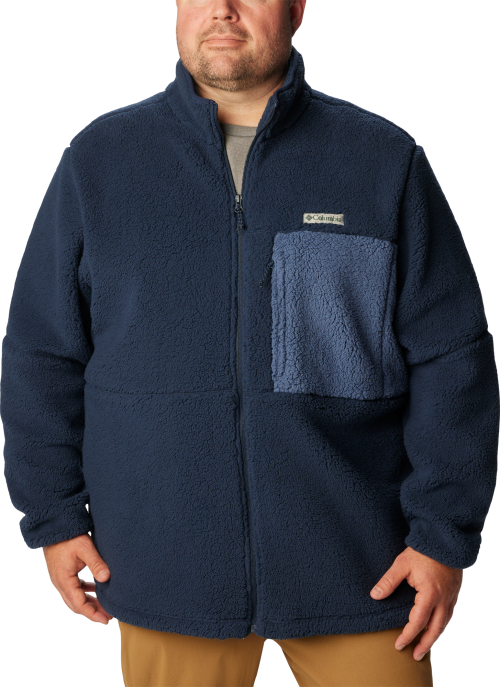 Columbia Mountain Side Fleece Herrenjacke dunkelblau M - Herrenjacken