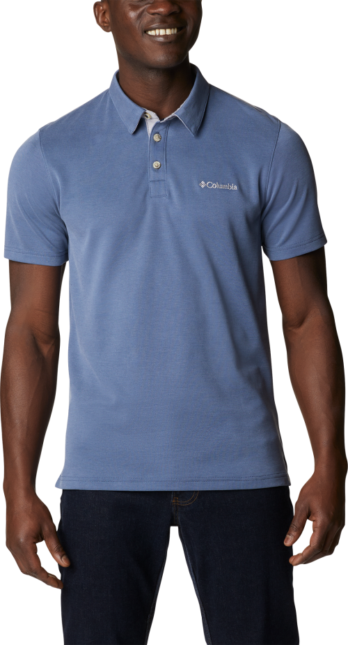 Columbia Nelson Point  Herren Poloshirt   dunkelblau M - Herrenshirts, -hemden & -pullover