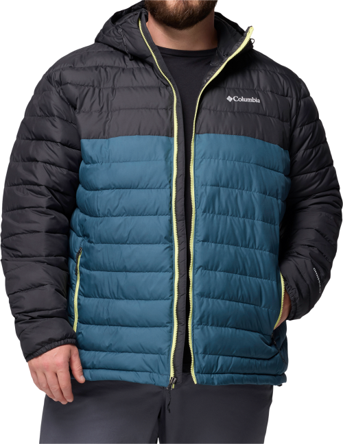 Columbia Powder Lite II Hooded Herrenjacke dunkelblau L - Herrenjacken