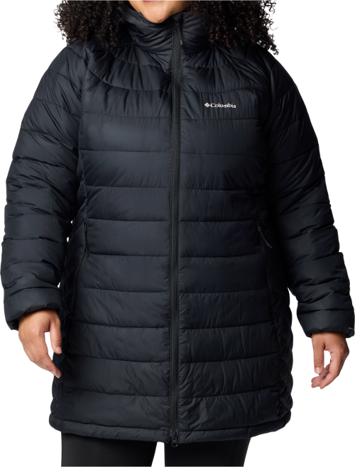 Columbia Powder Lite II Mid Damenjacke schwarz L - Damenjacken