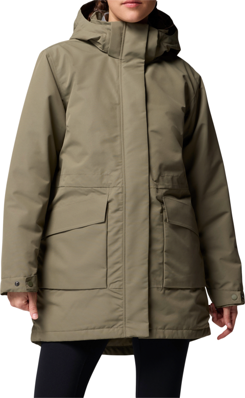 Columbia Pulaski Damen Parka olive S - Damenjacken