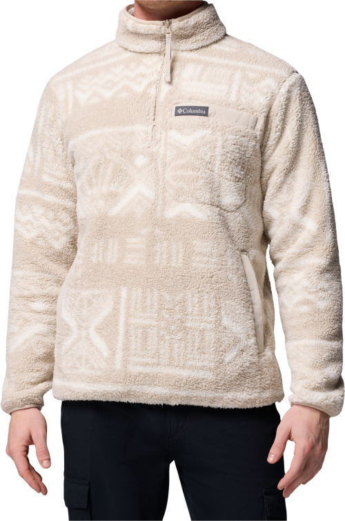 Columbia Rugged Ridge High Pile Herren Fleecepullover beige XL - Herrenshirts, -hemden & -pullover