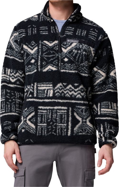 Columbia Rugged Ridge High Pile Herren Fleecepullover schwarz M - Herrenshirts, -hemden & -pullover