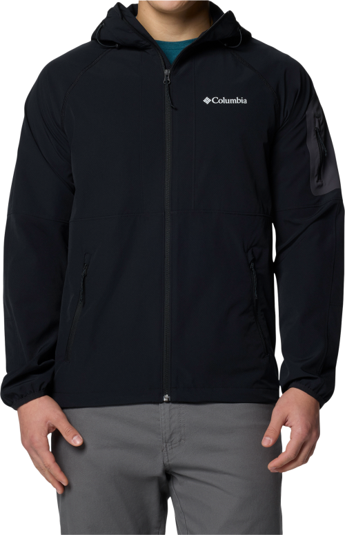 Columbia Tall Heights II Herrensoftshelljacke schwarz XL - Herrenjacken
