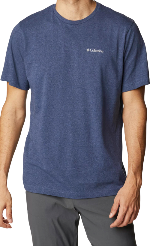 Columbia Thistletown Hills Herren T-Shirt dunkelblau M - Herrenshirts, -hemden & -pullover