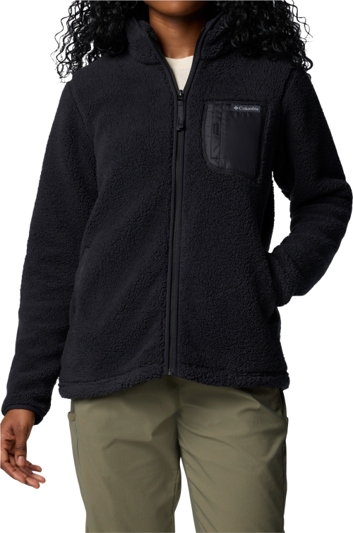 Columbia West Bend II Sherpa Damenjacke schwarz XL - Damenjacken