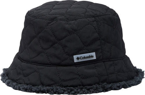 Columbia Winter Pass II Unisex wendbarer gesteppter Sherpa Bucket Hat schwarz L-XL - Hüte & Mützen