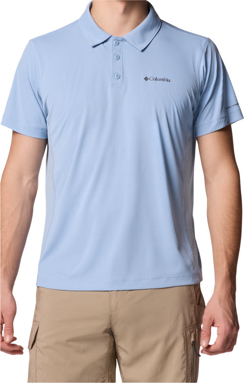 Columbia Zero Rules Herrenpolo hellblau M - Herrenshirts, -hemden & -pullover
