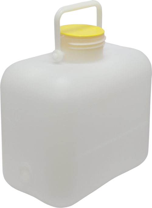 Comet Bügel Weithalskanister mit Steckkappe DIN 96, 3/4" Gewinde geschlossen 10 Liter - Frischwasserkanister