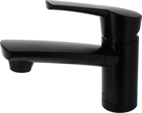 Comet COMO Einhebelmischer Armatur 17 cm Höhe mit 12 cm Auslauf in mattschwarz - Einhebelmischer