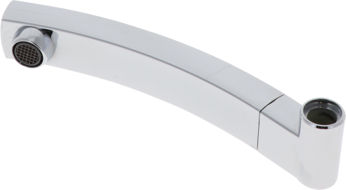 Comet Duschauslauf mit Rohrknie Serie Capri Kompakt 16 cm chrom  - Duschsysteme