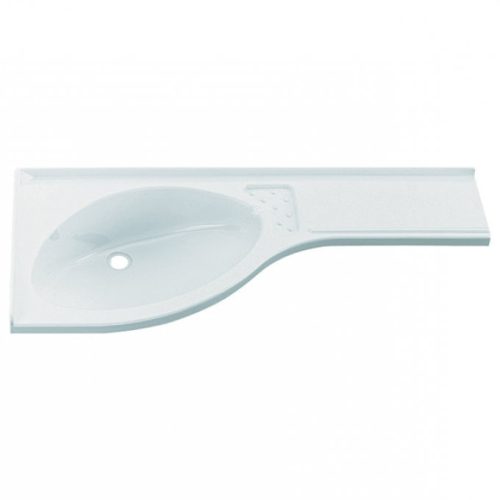 Comet Eckwaschbecken mit Ablage rechts - Waschbecken